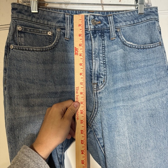 Madewell The Curvy Perfect Vintage Jean Size 29 Blue Wash Denim Jeans Stretch - Picture 4 of 8